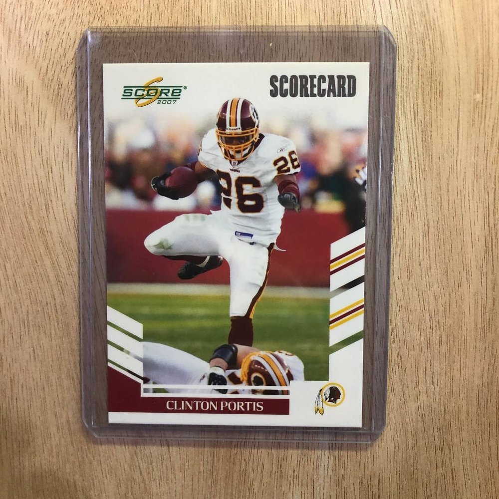 Clinton Portis (Limited Edition) - NFL Sports Score Card